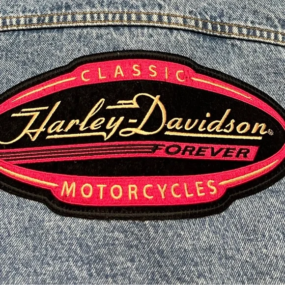 Vintage 90s Harley-Davidson Denim Jacket - Picture 5 of 12